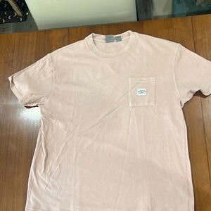 Quiksilver heavy duty worker shirt. Light faded pink. Size large.
